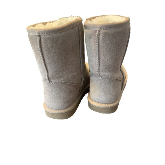 Vepose Suede Leather Sherpa Lined Youth Booties Size 2 - Picture 2 of 7